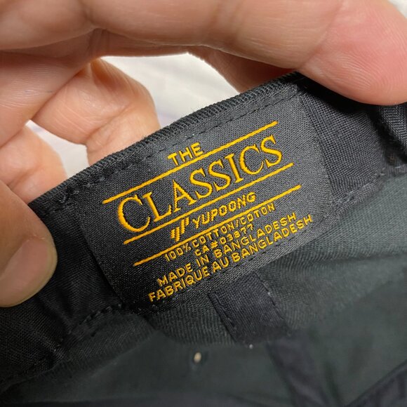 YUPOONG The Classics Snapback Hat Cap Black River City Embroidered Adjustable - Picture 8 of 8